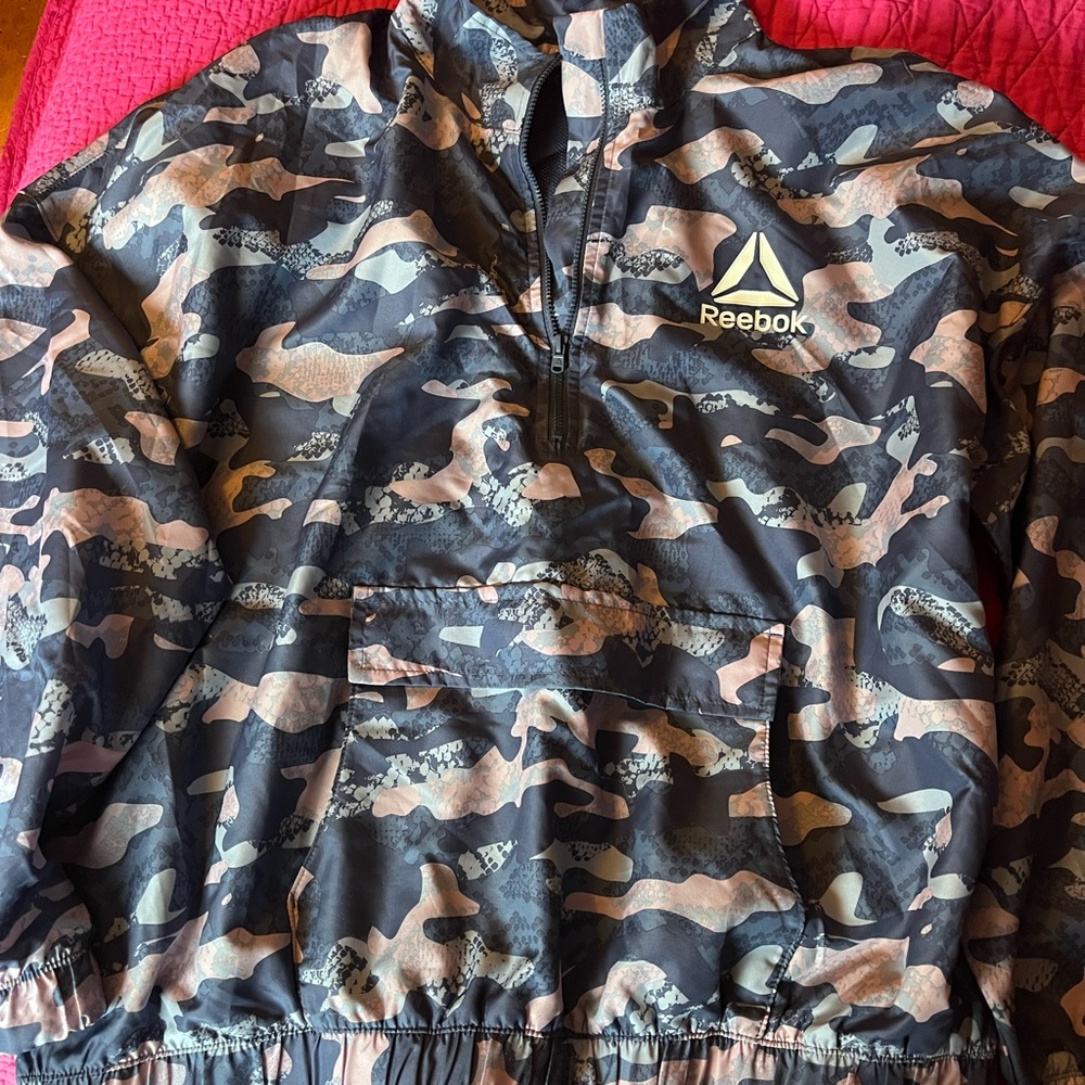 Reebok Kids Camo Jacket - Black and Brown